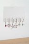 Women's Vip Series Antiallergic Baguette Zircon Stone 6-Piece Earrings