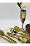 Dmr Life Gold Serving Presentation Pasta Pastry Salad Cake Tongs Set 3 Pieces - 7