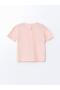 Lcw Baby Crew Neck Printed Baby Girl Blouse 2Pcs - 4