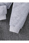 Los Angeles Detail Sweatshirt Tracksuit Printed Bottom Top Tracksuit Set Hooded - 3