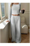 Gray Stretchy Comfortable Plus Size Baggy Sweatpants - Tessettür 642Fj - 4