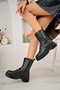 Women's Zippered Lace up Boots Bootie Boots Water Cold Boots - 2