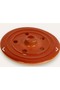 Glazed Clay Tile Filled Stone Cover 18 cm Tile Filled Stone Leaf Wrap - 3