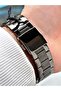 Functional smoke-tinted waterproof steel band men's wristwatch - 4