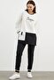 Knitwear Collar Detailed Oversize Tracksuit Set - Black - 3