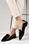 Nora Black Color Women's Loafer Casual Flat Shoes - 4