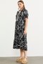 Rochie cu model Plus Size - Albă - 4