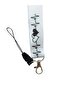 ECG Love White Card Strap اسم شارة الرقبة حزام الحبل حزام الهاتف حامي البطاقة العمودية الأفقية - 3