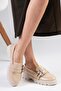 Gaby Skin Color Thick Soled Women's Loafer Shoes - 5