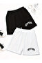 Pack of 2 New York Printed Basic Shorts