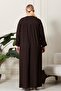 Women's Plus Size Square Neck Hijab Dress - 8