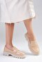 Andrea Skin Color Thick Soled Women's Loafer Shoes - 4