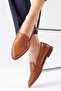 River Tan Color Women's Loafer Casual Flat Shoes - 5
