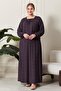 Women's Plus Size Square Neck Hijab Dress - 5