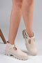 Beige Norma Color Thick Sole Women's Loafer - 6