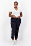 Women Sportswear Fit Training Track Pants, Navy - 4