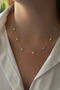 Two Color Heart Necklace