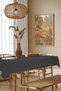 Table Cloth - Velvet Textured Series Smoked Carefree (Stain Resistant and Wrinkle Resistant) Tablecloth