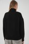 15917 Women's Turtleneck Oversize Knitwear Sweater - Black - 6