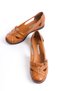 Genuine Leather Handmade Tan Daily Women's Sandals - 6