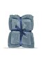 Gray Microfiber Miracle Ultra Absorbent Bath Towel Set - Famous Pompic Cloth Fabric - 2