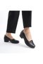 Genuine Leather Anatomical Sole Comfort Black Women's Shoes