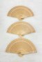 Bamboo Carved Bride Bridesmaid Fan, Bride to Be Bachelorette Party Henna Gift Fan 6 Pieces - 6