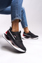 Meifaerd Men's Sneakers 00124875   Black Red - 2