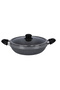 10-Piece Aluminum Cookware Set Casserole+Lid,Frypan,Wokpan+Lid,Saucepan+Lid, Nylon Turner - 6