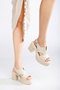 June Side Open Heeled Sandals - 4