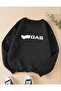 Unisex Gas Printed Sweatshirt - 2