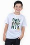 California Printed Boy's Short Sleeve T-Shirt - 2