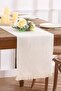 Linen Bohemian Style Design Fringed Runner 40 X 140