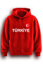 Türkiye Written Sweatshirt Hooded 3 Thread Hoodie Türkiye Sweat Turk1923