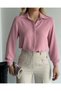 Hidden Button Thin Detail Shirt - 3