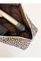 Leopard Pattern Hair Tongs Straightener Case Large Travel Bag Compatible with Airwrap Airstrait - 3