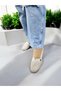 Women's Buckle Floral Printed Non-Slip Sole Home and Outdoor Ballerinas