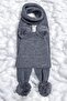 Girls' & Boys' Thessaloniki Knitted Pompom Scarf Beanie Set 1-5 Years - 2