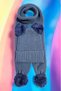 Girls&Boys Thessaloniki Knitted Pompom Scarf Beanie Set 1-5 Years - 3
