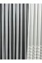 Meyra Glossy Cotton Gray Background Curtain 1/3 Close Pleat - 4
