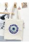 Evil Eye Bead Design Raw Cloth Tote Bag, Pinterest Bag - 3
