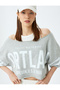Gray Printed T-Shirt