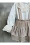 Baby Girl Lace Detailed Salopet Dress - 2