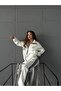 Oversized Unisex Striped Cardigan Tracksuit Set