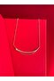 Ns-Zircon Stone Double Choker Premium Silver Necklace - 2