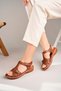 Marianna Anatomical Orthopedic Ultra Comfort Comfortable Sole Strap Women's Sandals - Genuine Leather Insole - 2