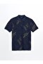 LCWAIKIKI Classic Polo Collar Short Sleeve Patterned Pique Men's T-Shirt