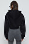 Zippered Hooded Sweatshirt - 7