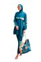 R2410 Patterned Full Covered Hijab Swimsuit