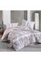Clasy Double Duvet Cover Set - Simle Gray Ranforce - 2